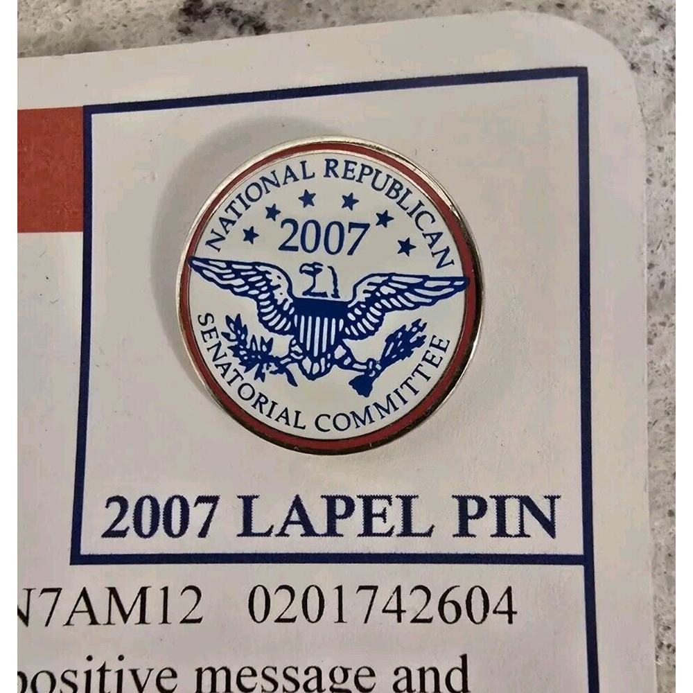 2007 National Republican Senatorial Committee Presidential Election Lapel Pin